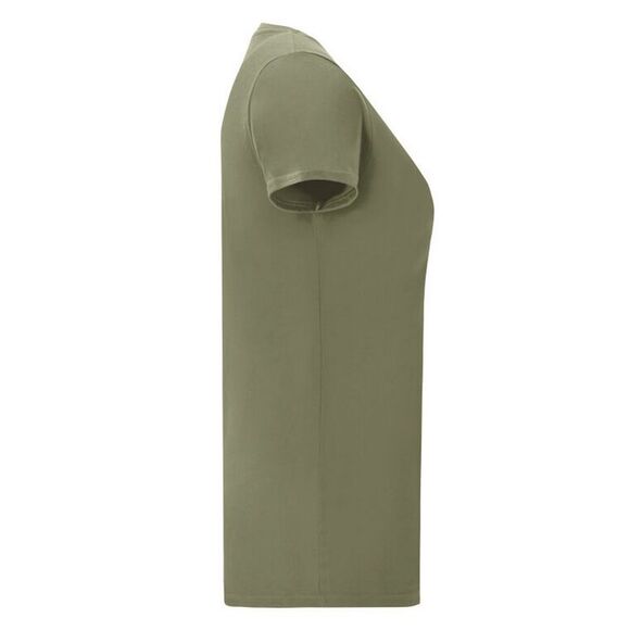 Fruit of the Loom Womens/Ladies Iconic 150 T-Shirt / Classic Olive - Picture 3 of 3